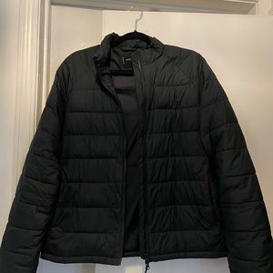 Black Everlane puffer jacket